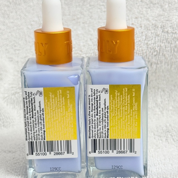 TRULY Glass Skin Facial Serum 1.7 fl oz (x2) - NEW - Picture 2 of 4